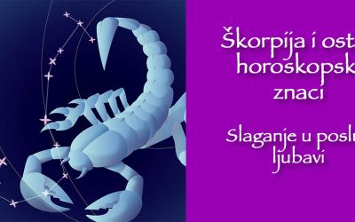 Škorpija i ostali horoskopski znaci – slaganje